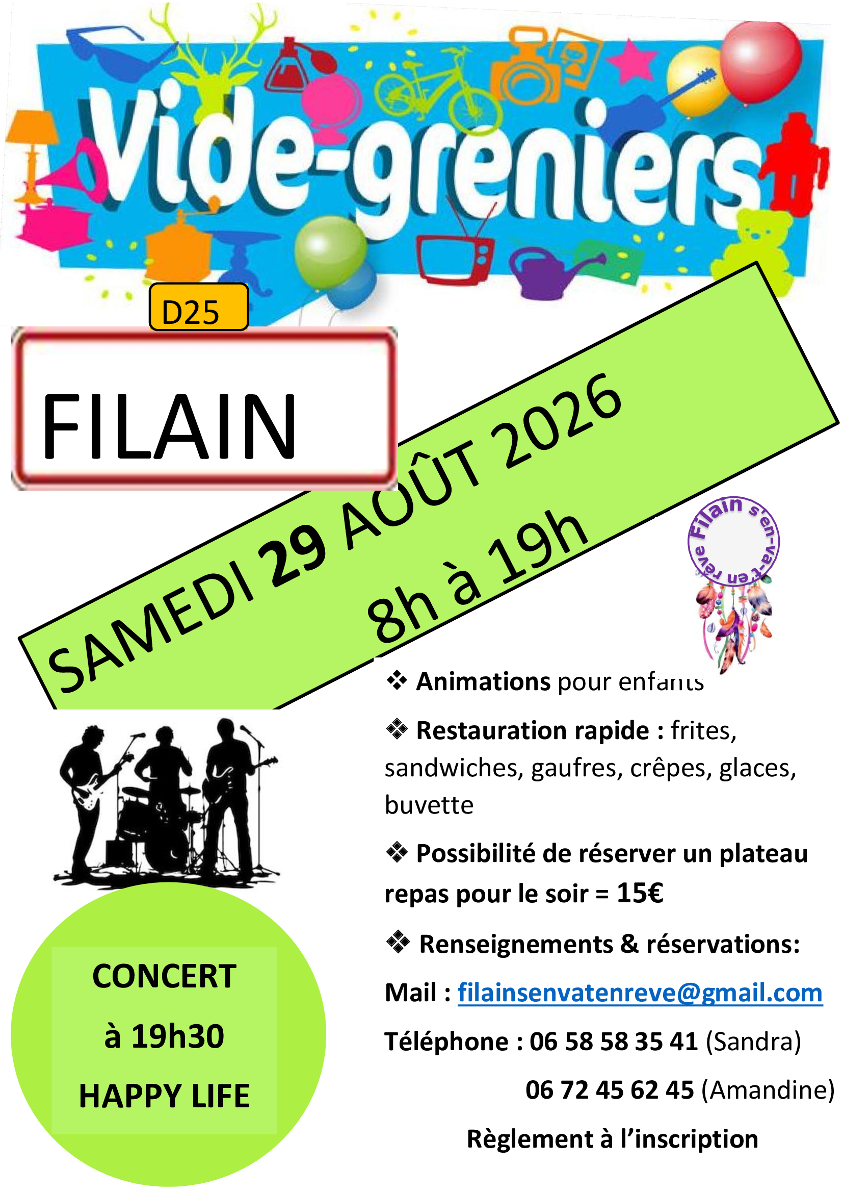 Vide-grenier à Filain