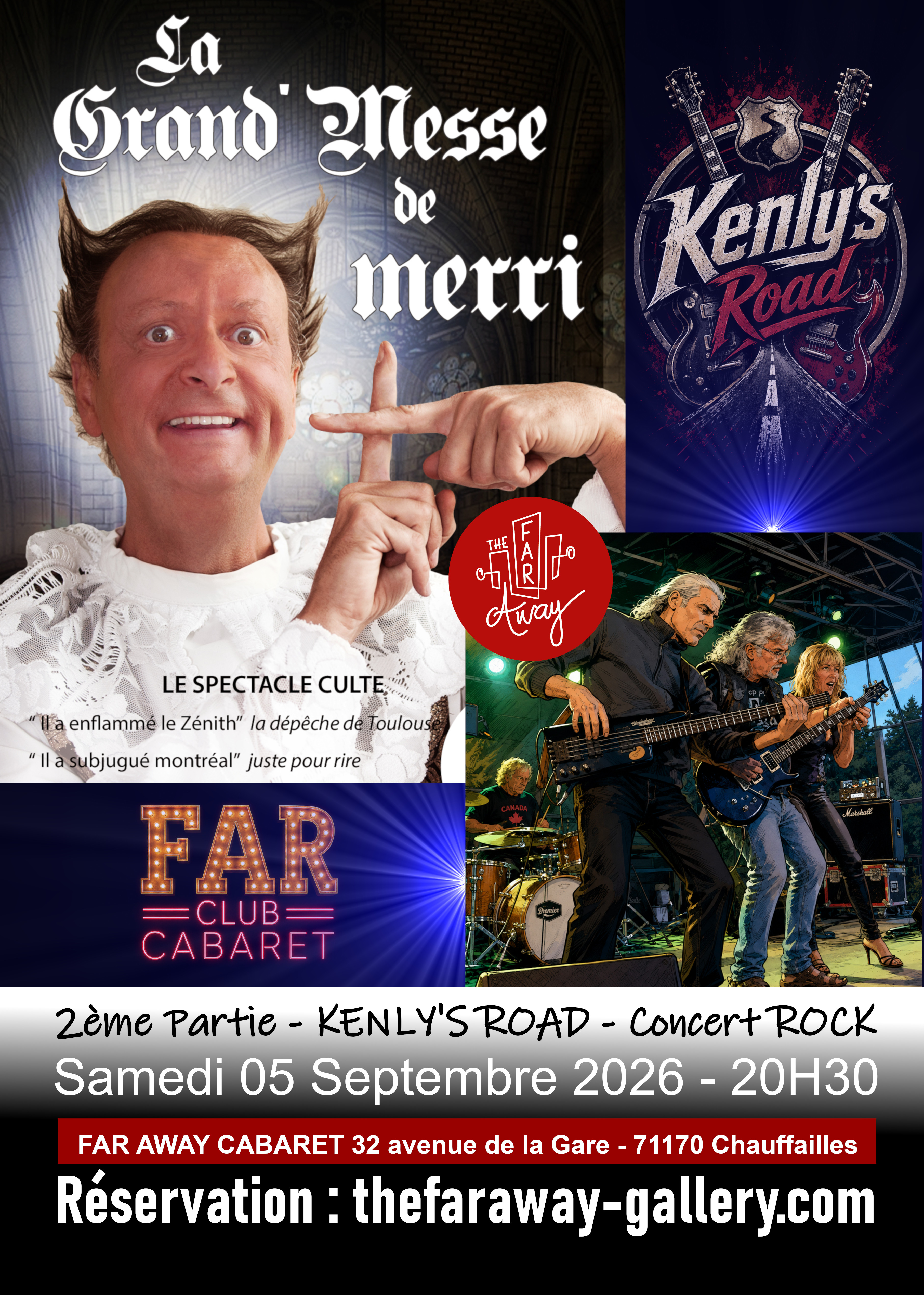 Humoriste Merri & Concert Kenly's Road