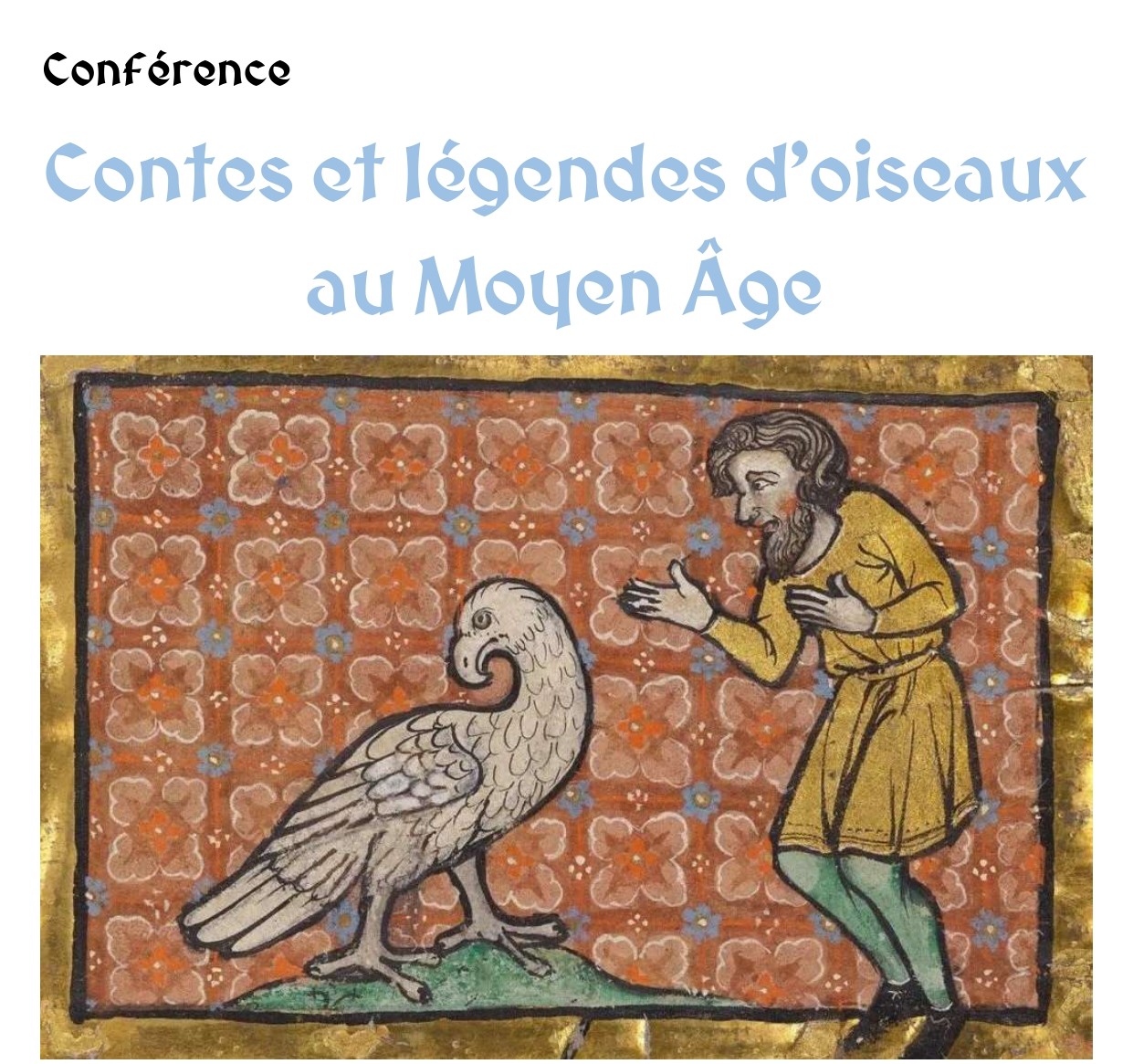 Conférence : "Contes et légendes d'oiseaux au Moyen-Âge"