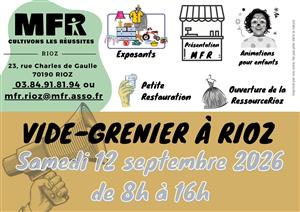 Vide grenier à la MFR de Rioz