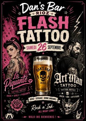Soirée flash tattoo à Rioz