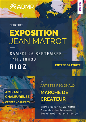 Exposition et marché de créateurs à Rioz