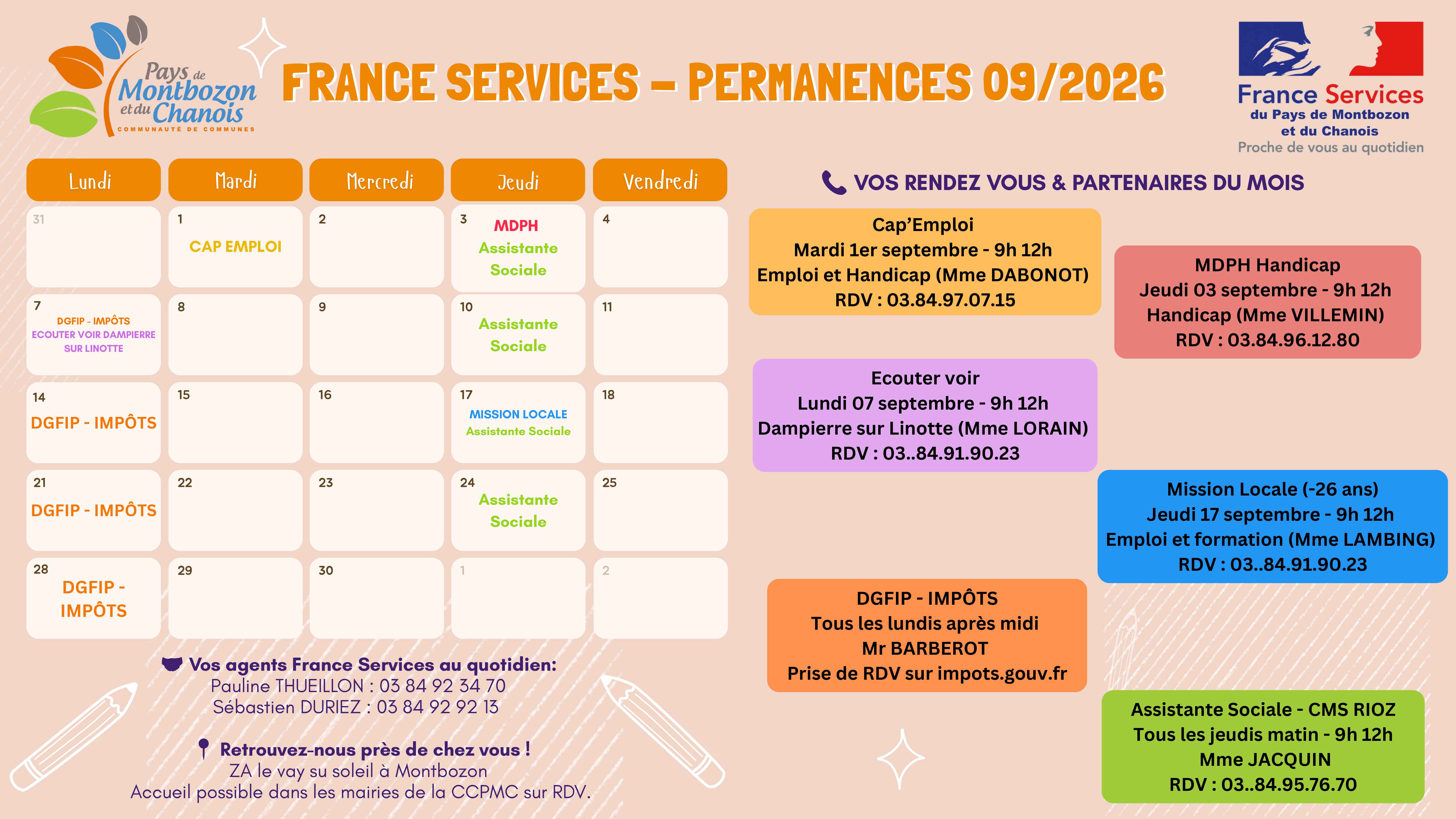 Permanences de France services