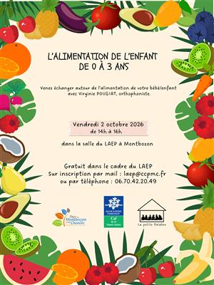 L'alimentation de l'enfant de 0 à 3 ans à Montbozon
