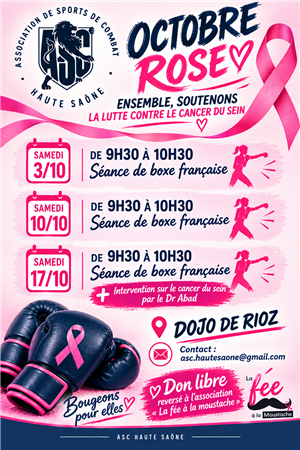 Initiation à la boxe française à Rioz