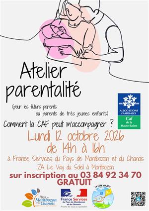 Atelier parentalité à Montbozon