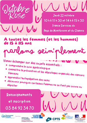 Temps d'échange sur le cancer à Montbozon