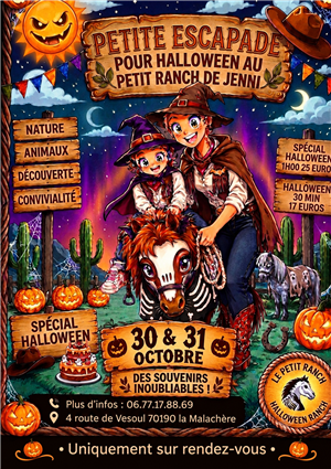 Halloween au ranch de Jenni à La Malachère