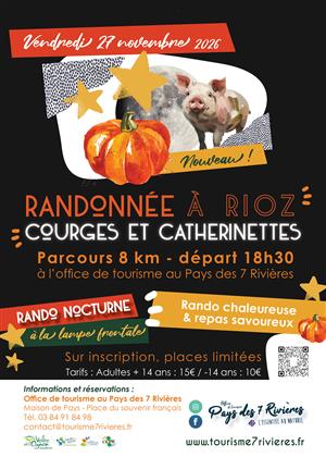 Randonnée Courges et Catherinettes à Rioz