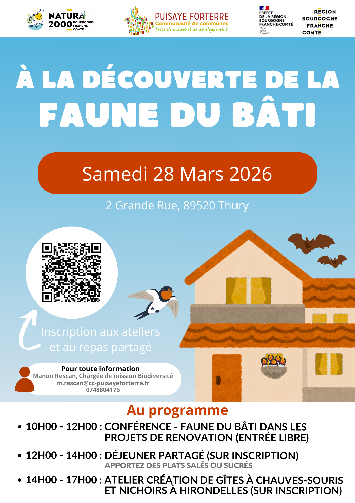 Atelier Faune du bâti