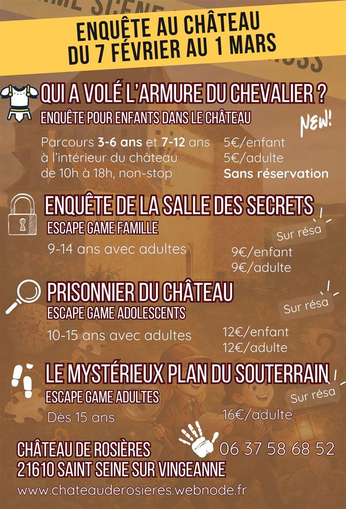 Enquête au château