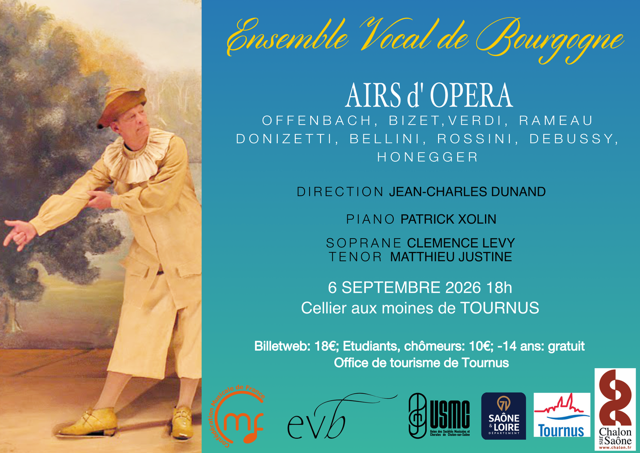 "airs d'opéra " Ensemble vocal de Bourgogne