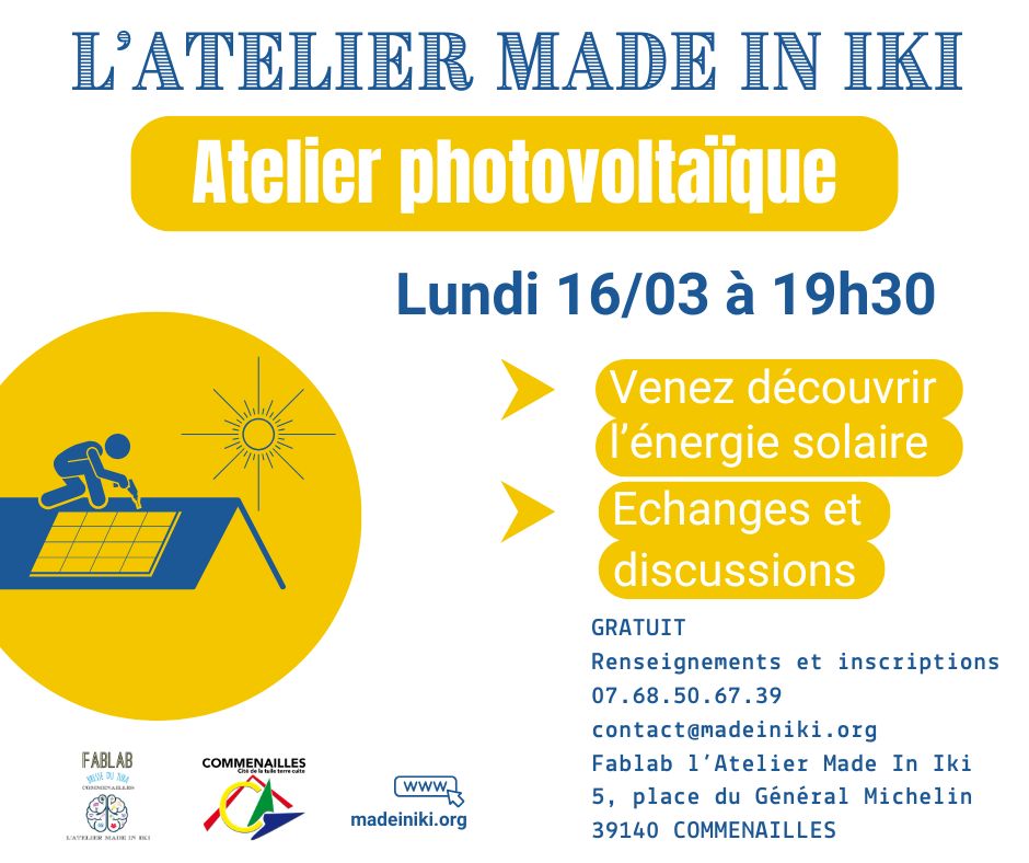 Atelier découverte photovoltaïque