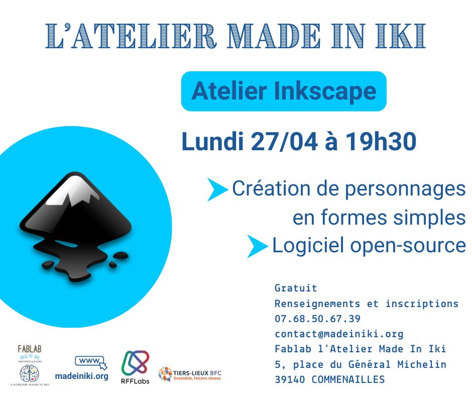 Atelier découverte logiciel Inkscape