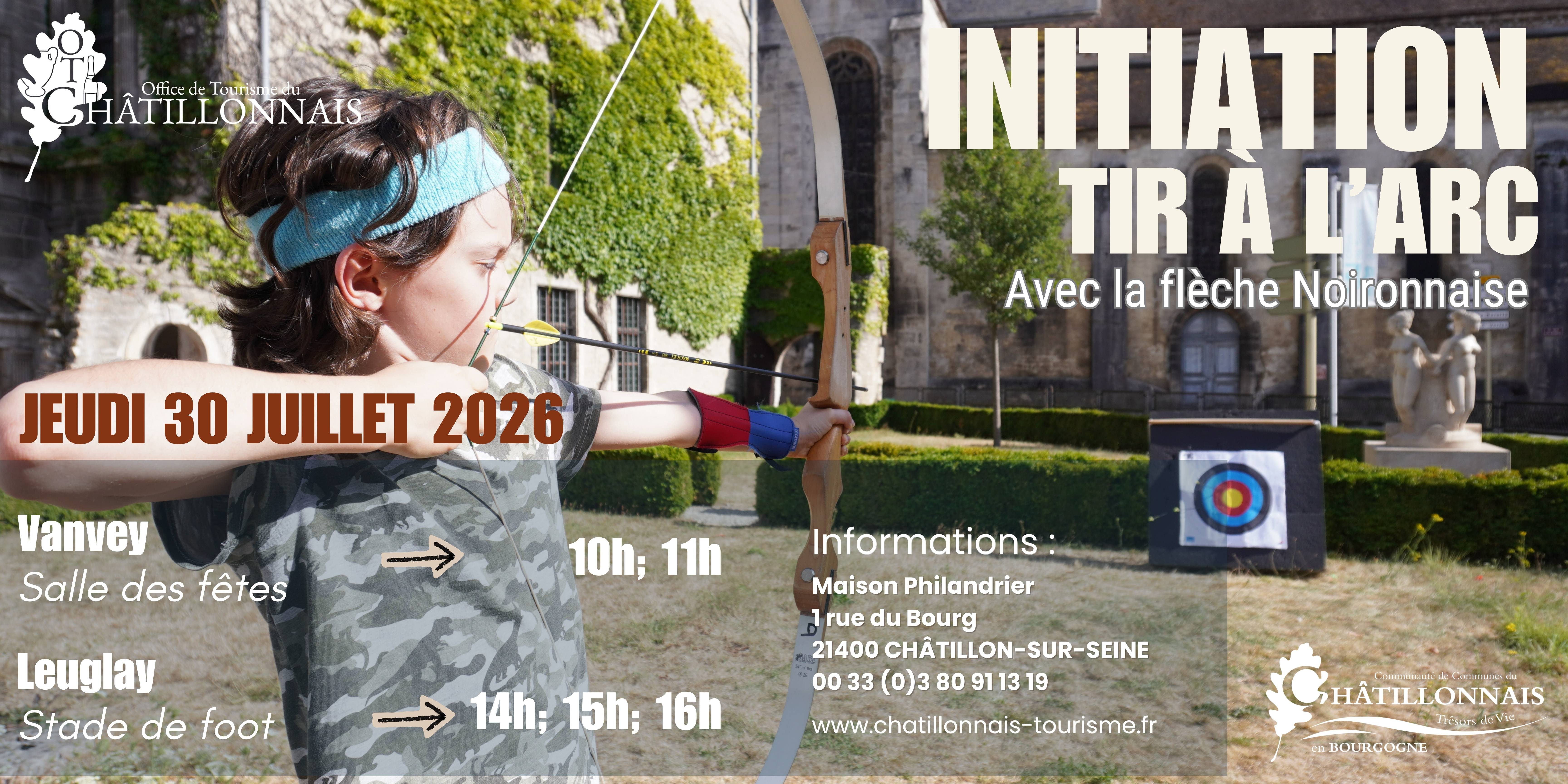 Initiation au Tir à l'arc - avec la Flèche Noironnaise