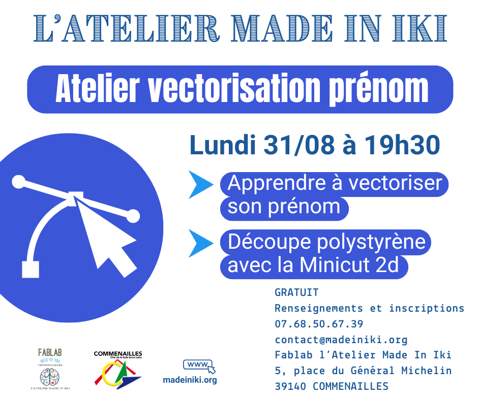 Atelier vectorisation prénom