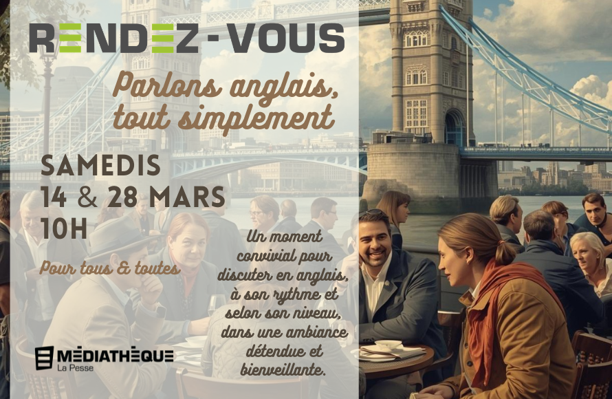 Médiathèque de la Pesse : Discussions en anglais