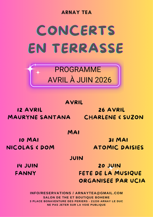 Concerts en terrasse