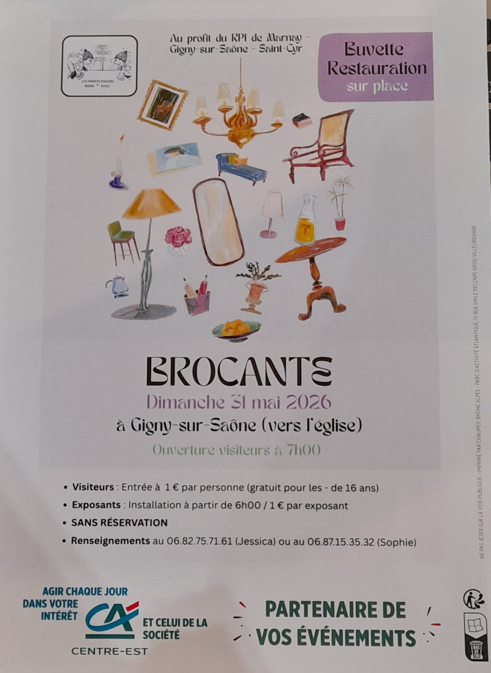 Brocante du RPI Marnay- Gigny - Saint-Cyr