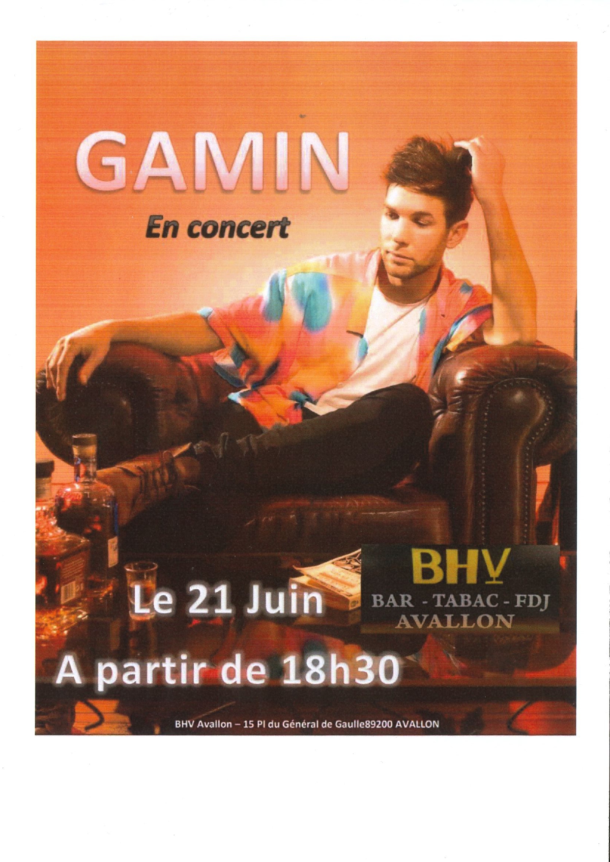 Gamin en concert