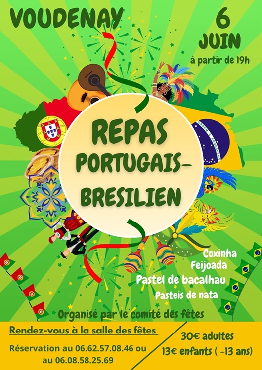 Repas portugais et brésilien