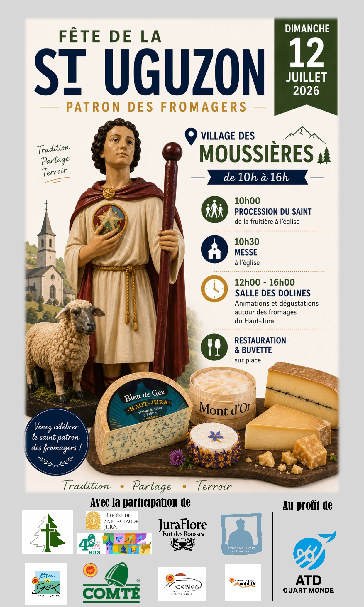 Fête de La Saint Uguzon - Patron des Fromagers