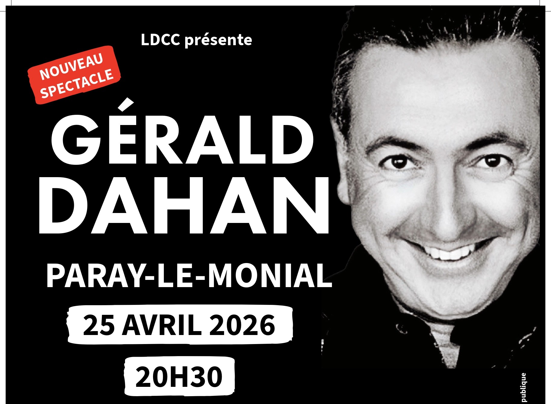 Spectacle "J'imite donc je suis" Gérald Dahan