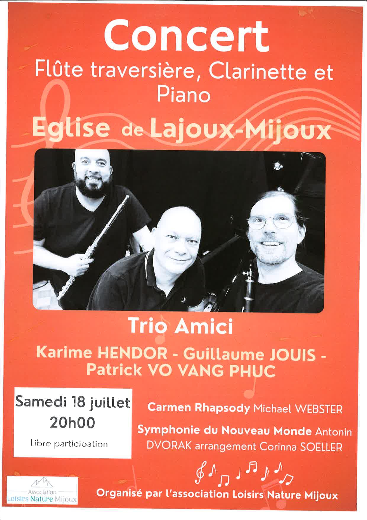 Concert : Trio Amici