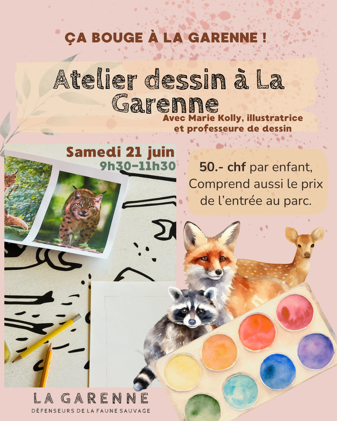 Atelier Dessin à La Garenne 