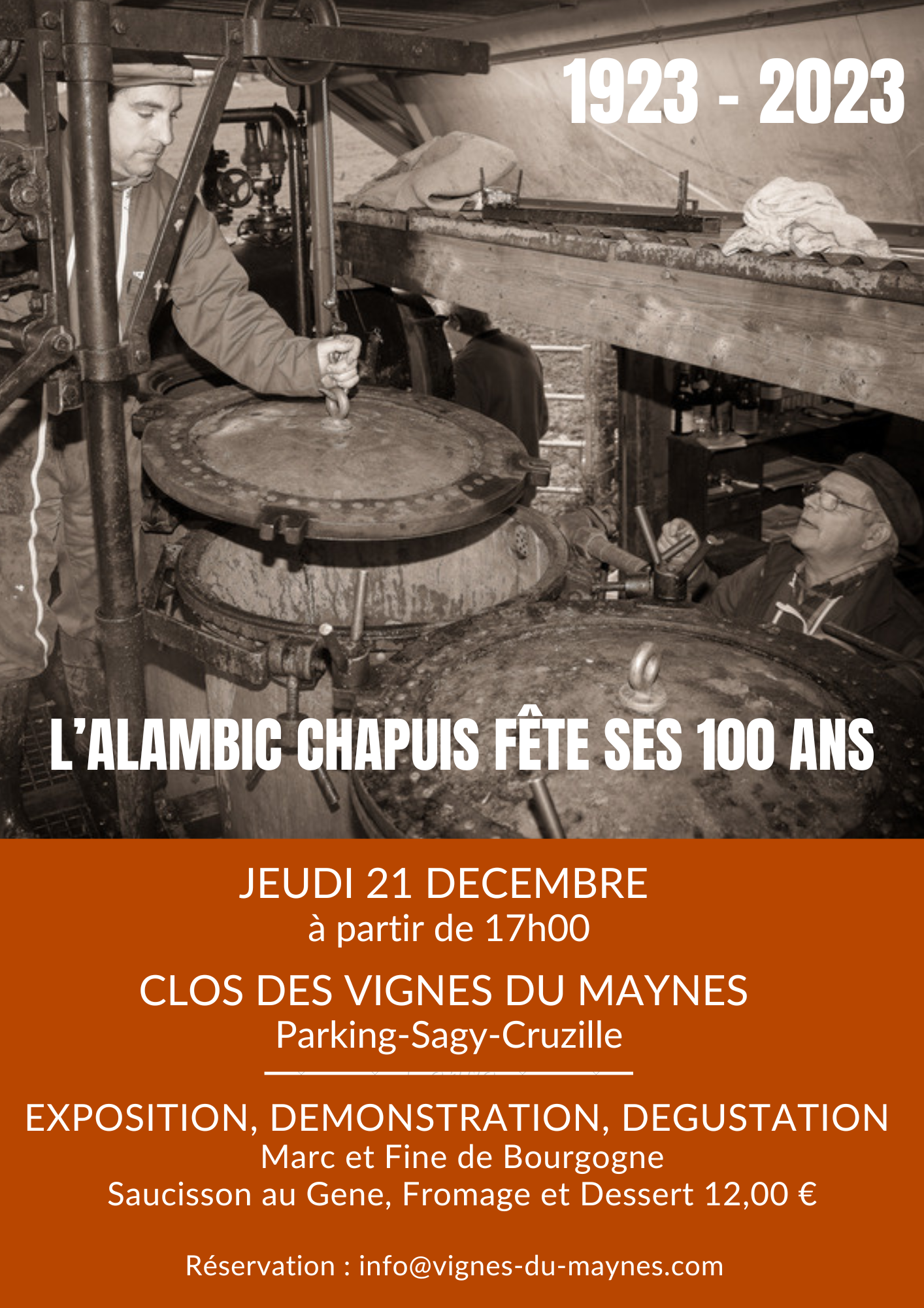1923 - 2023 l’alambic chapuis fête ses 100 ans - 1