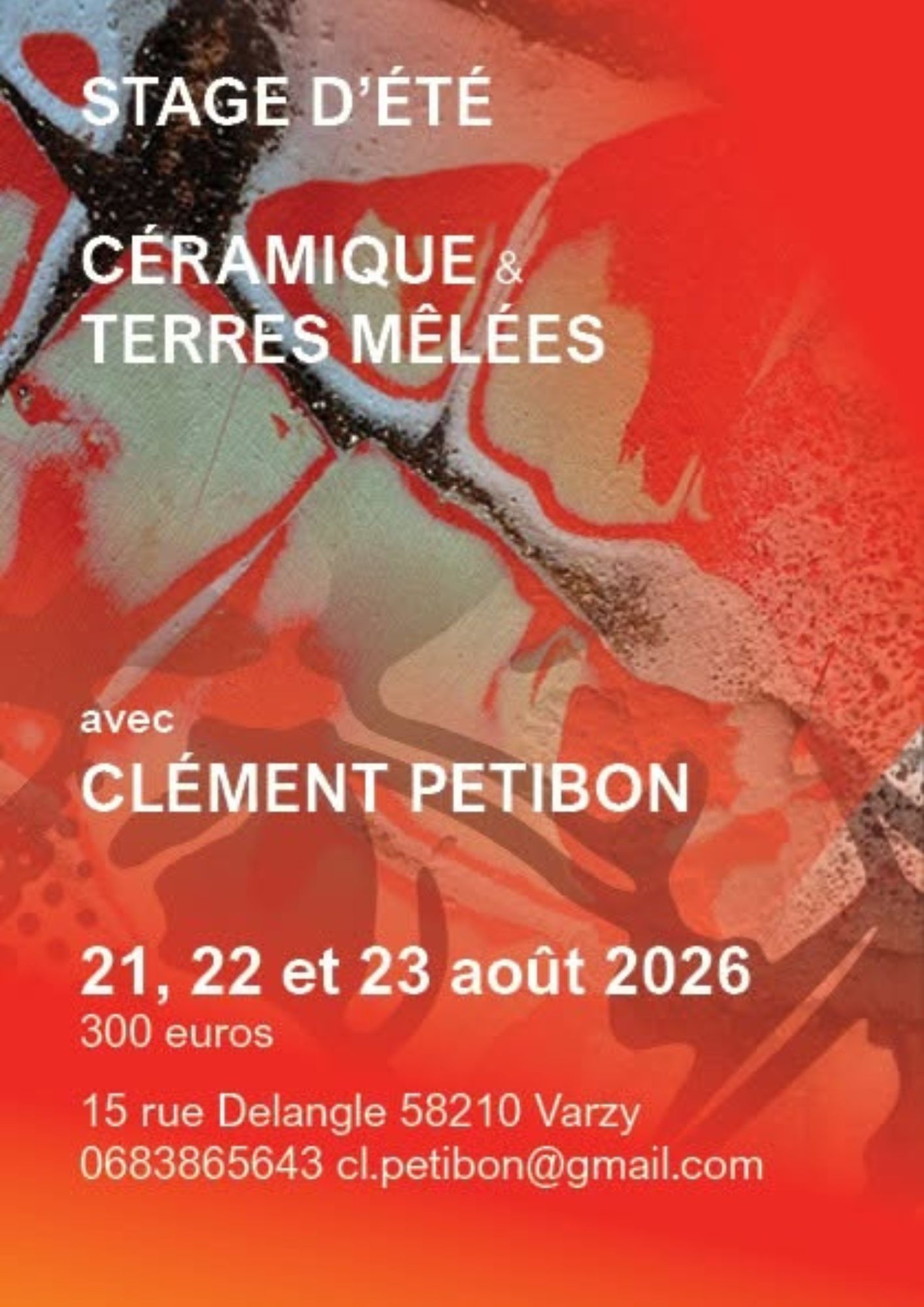 Stage d'été Céramique & Terres mêlées