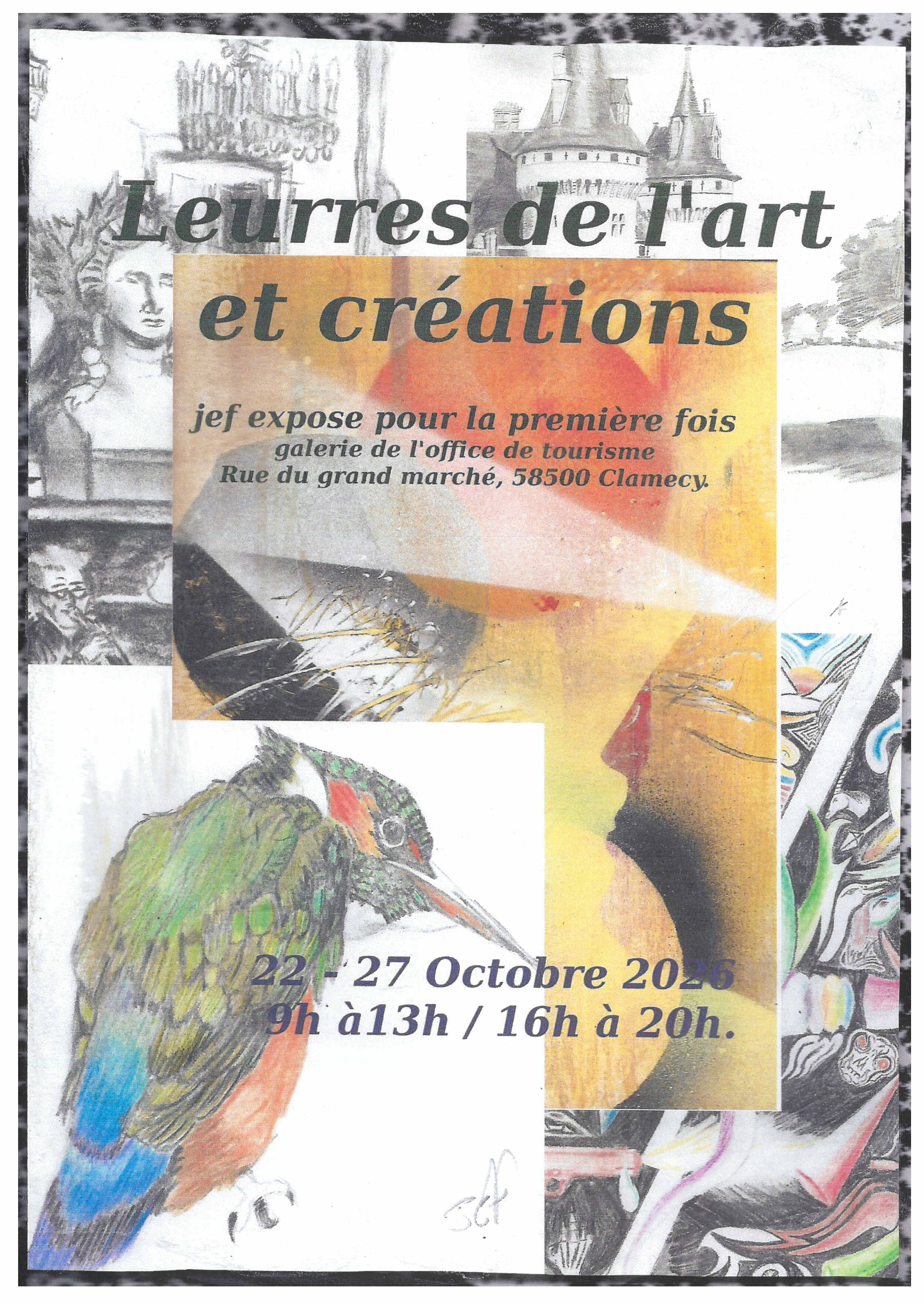 Exposition "Leurres de l'art et créations" - Dessins de Jef