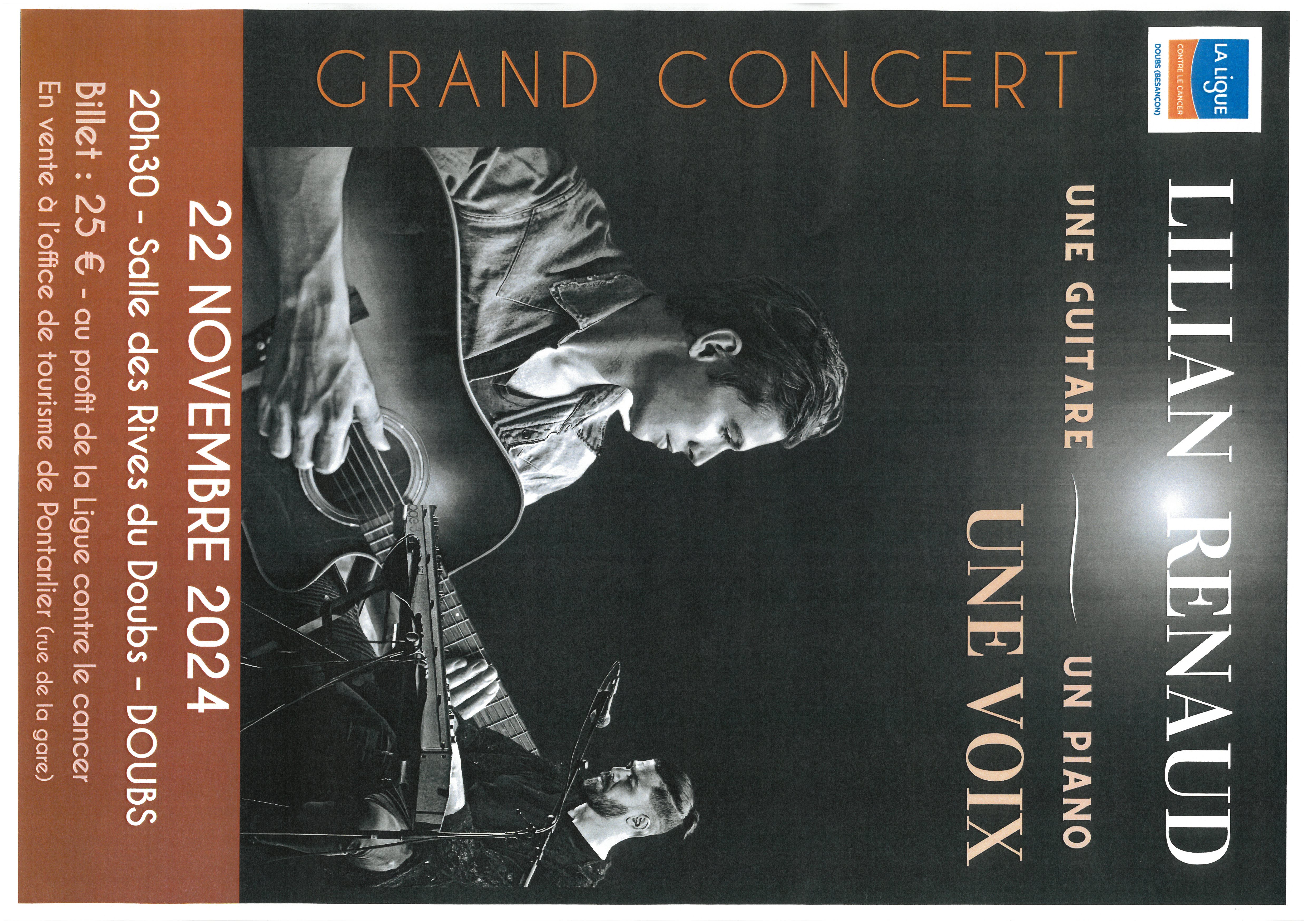 22 nov - concert lilian renaud - doubs
