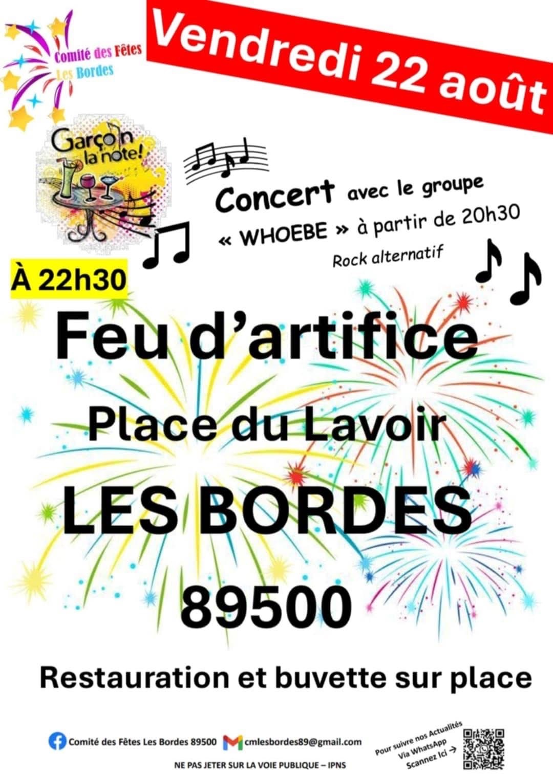 22.08-Feu d'artifice Les Bordes
