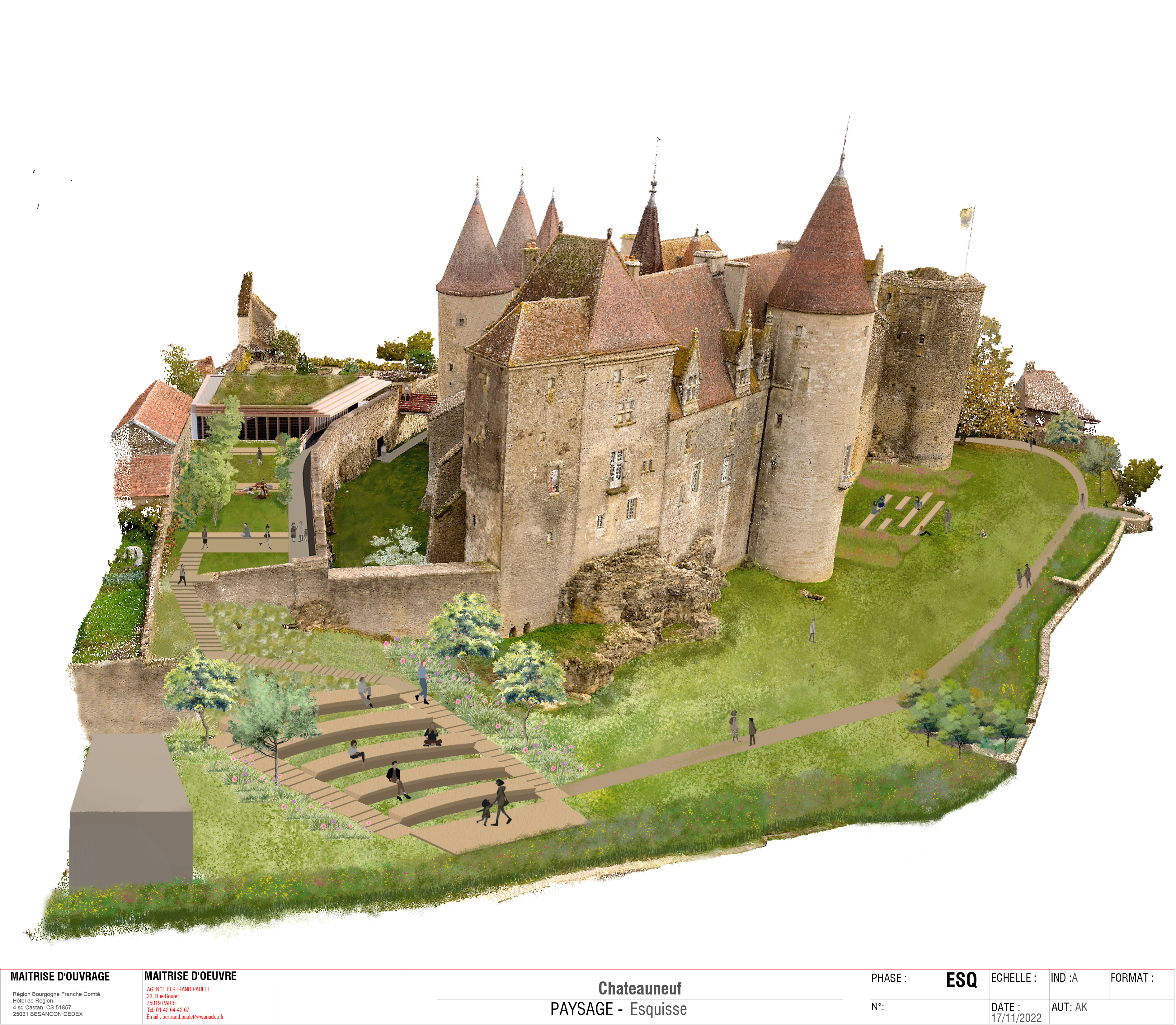 220531 Châteauneuf_Perspective Jardins