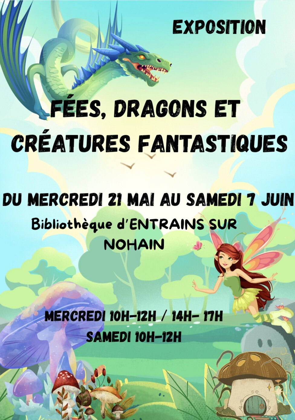 EXPOSITION FEES DRAGONS ET CREATURES FANTASTIQUES