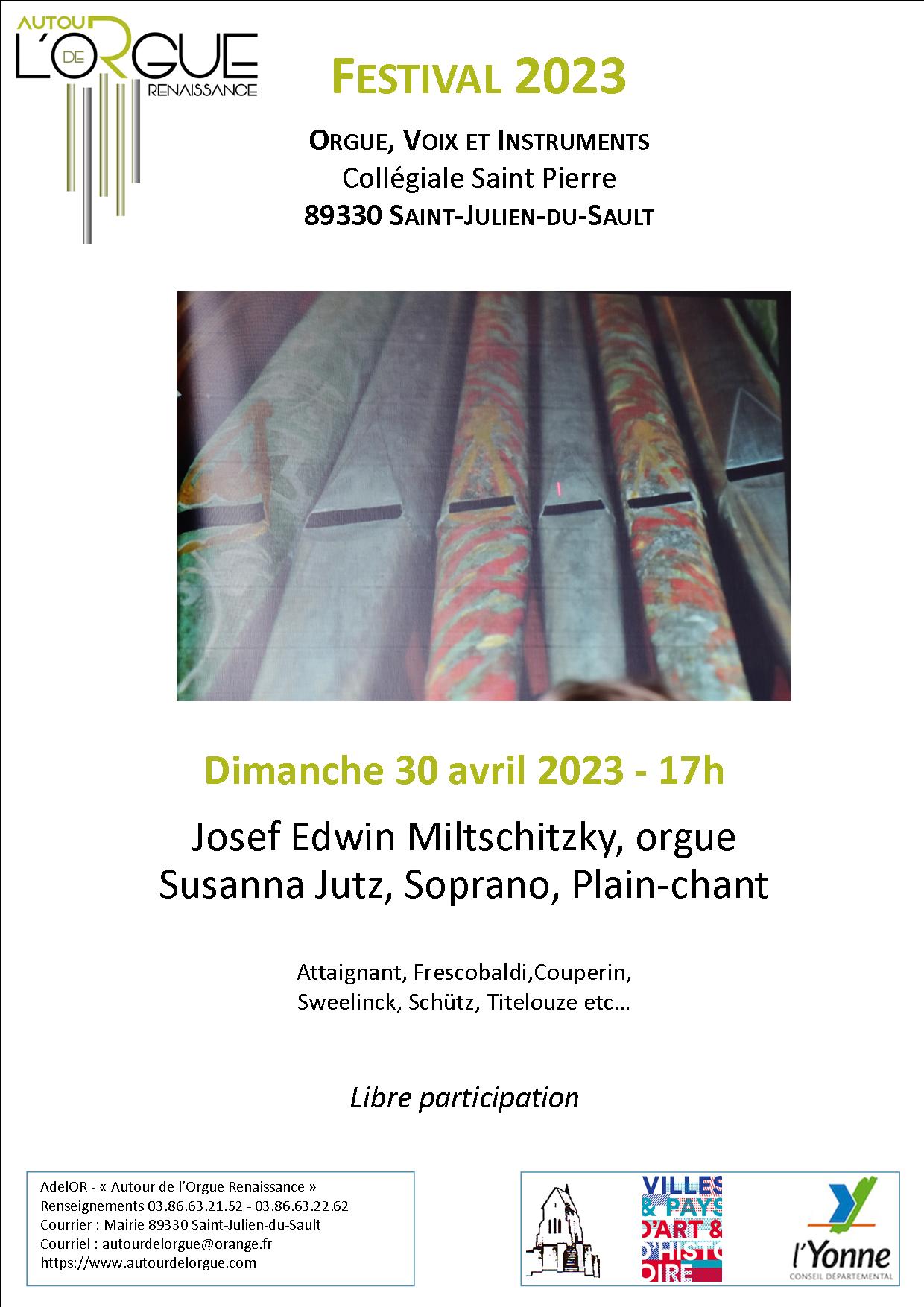 ADELOR - AUTOUR DE L'ORGUE RENAISSANCE - CONCERT D'OUVERTURE