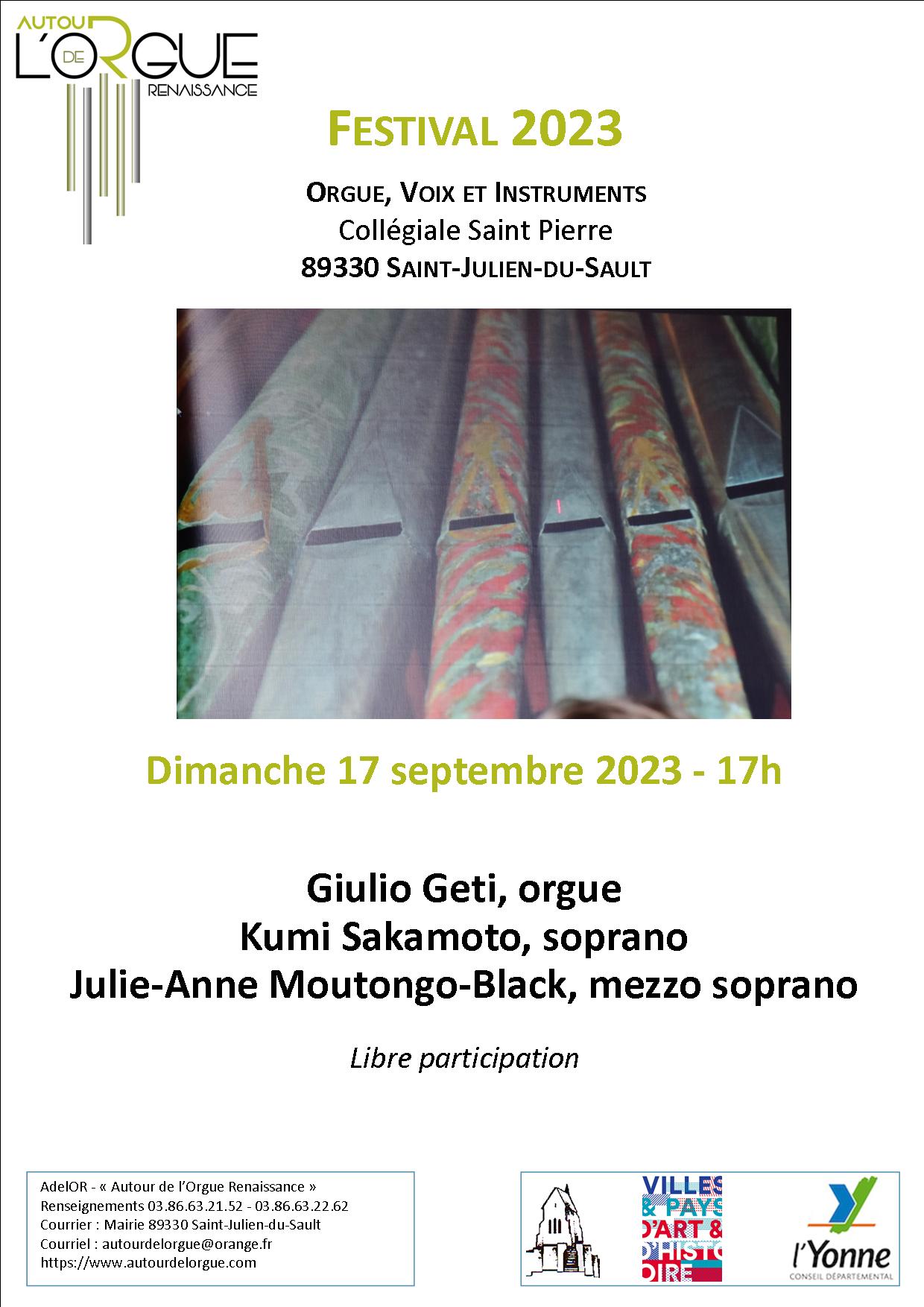 AdelOR - Récital solo 13 juil 2026 - St-Julien-du-Sault