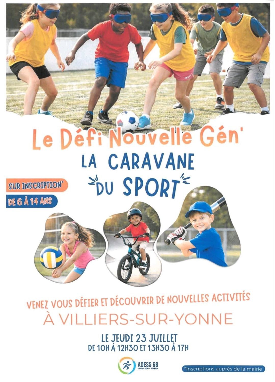 La Caravane du Sport : Le défi nouvelle gén'