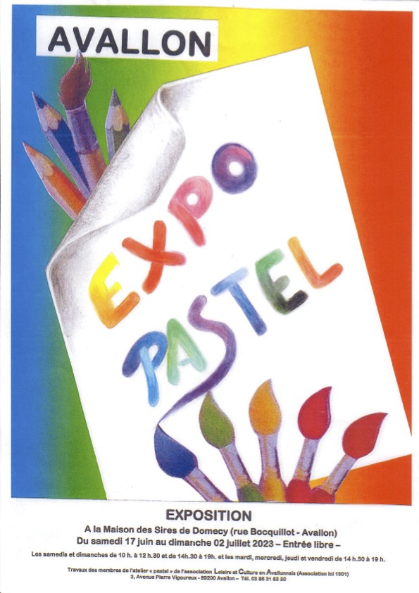 Expo pastel affiche