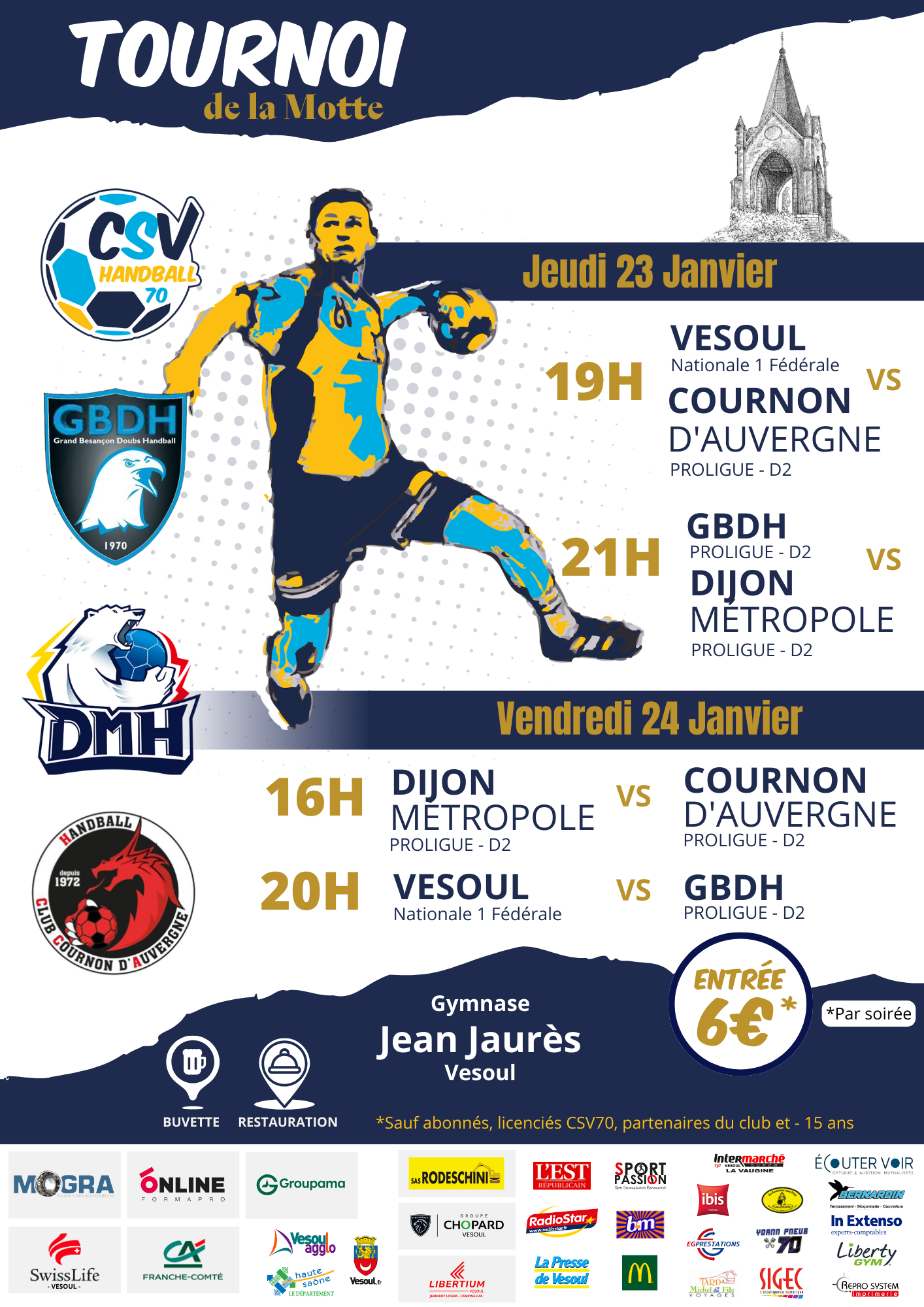 AFFICHE N1M - TOURNOI MOTTE - 2