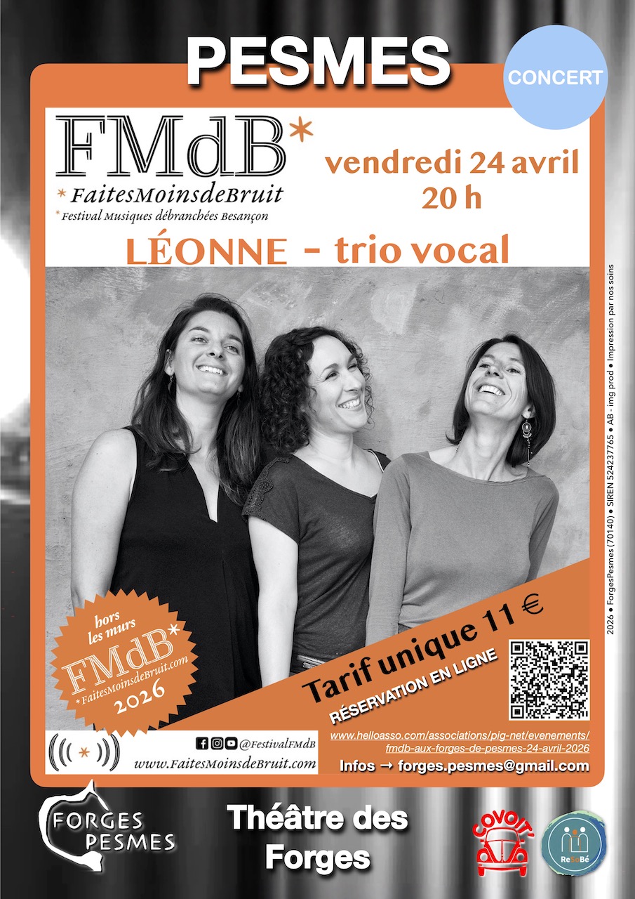Festival Faites moins de bruits - Léonne Trio vocal