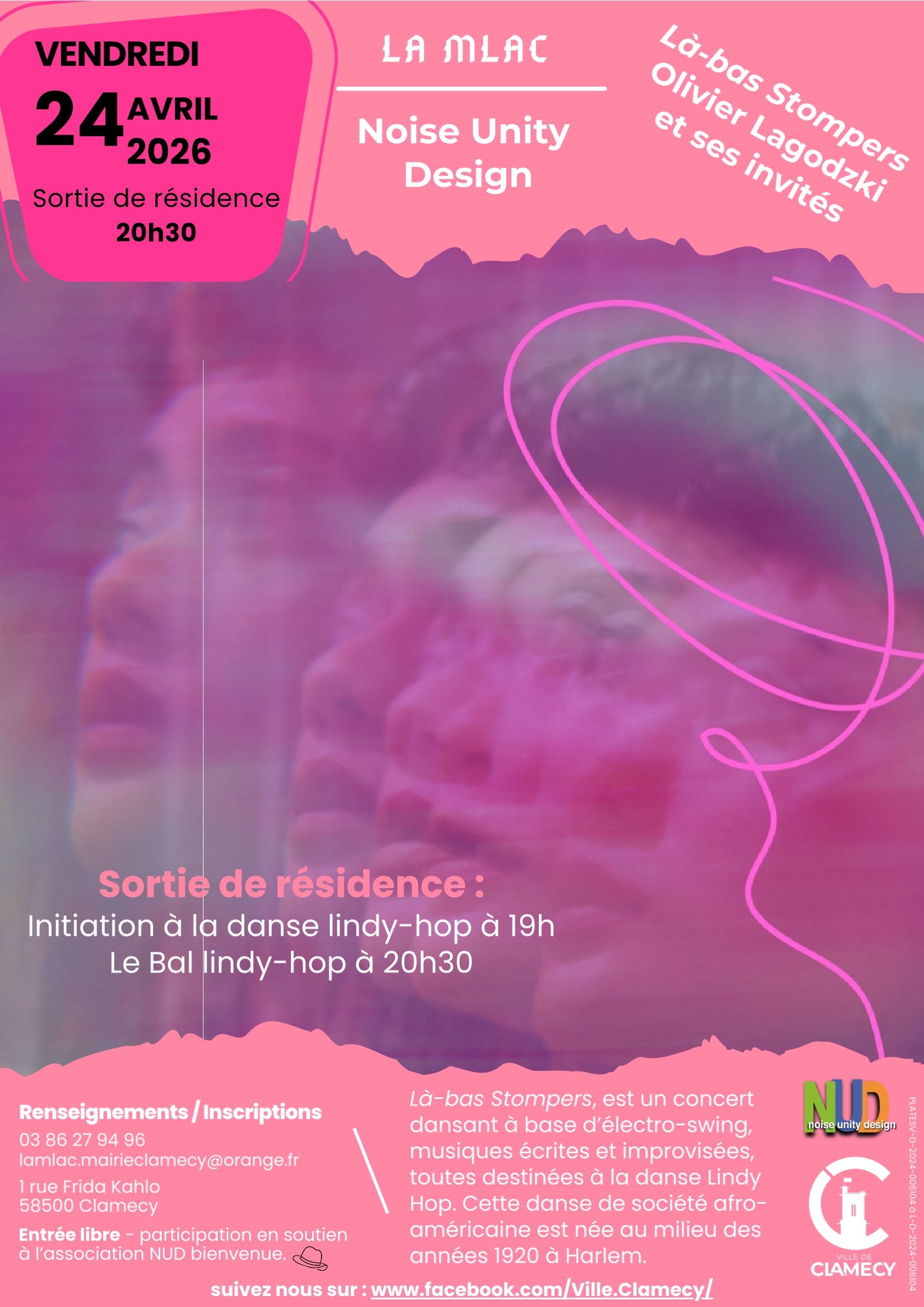 Sortie de résidence - Noise Unity Design - La MLAC — visuel événement