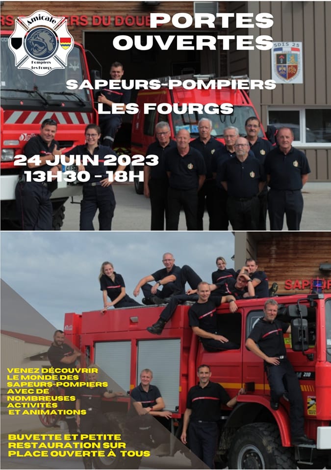 24 juin - Portes ouvertes pompiers- Les Fgs