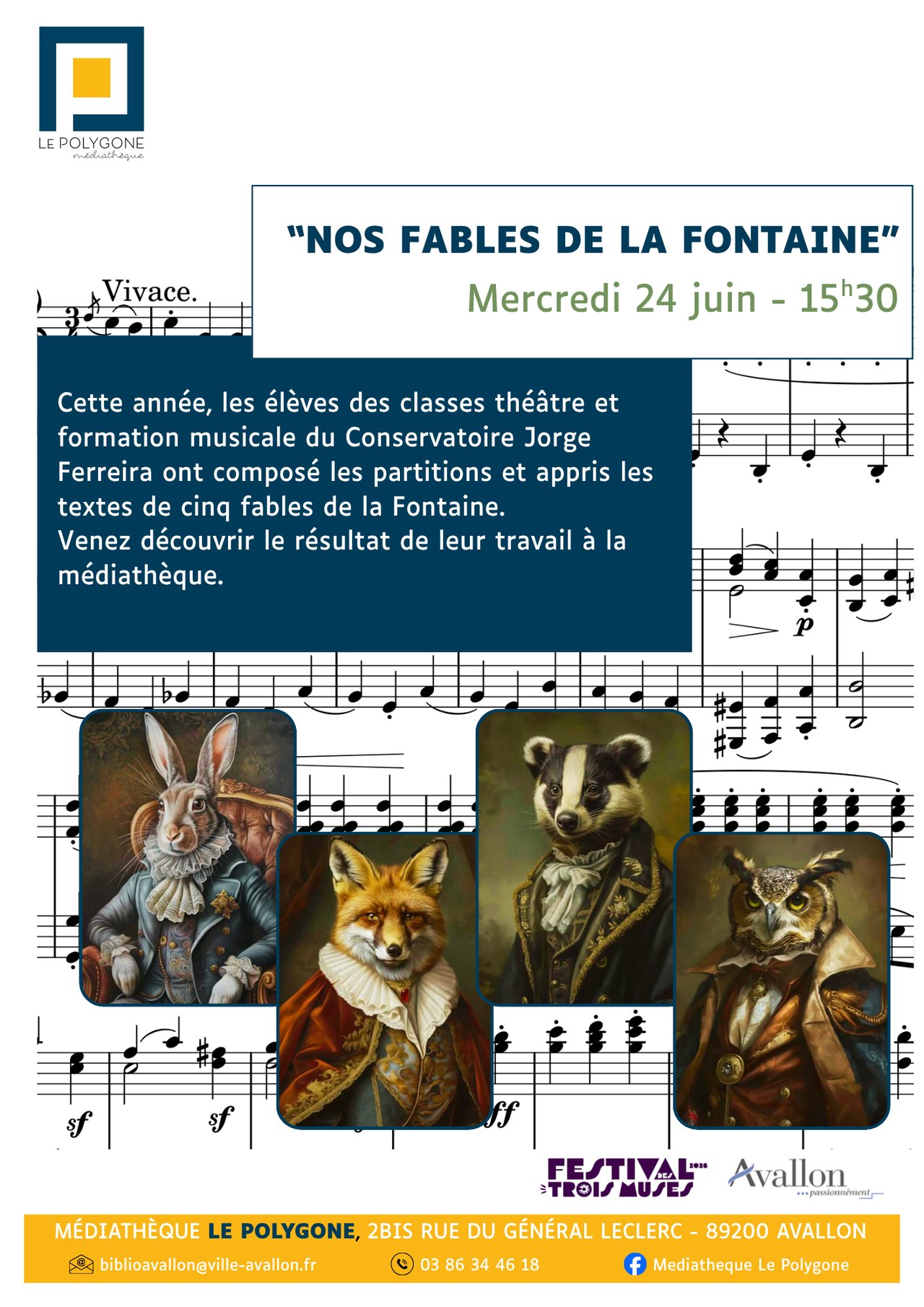 "Nos fables de la Fontaine"