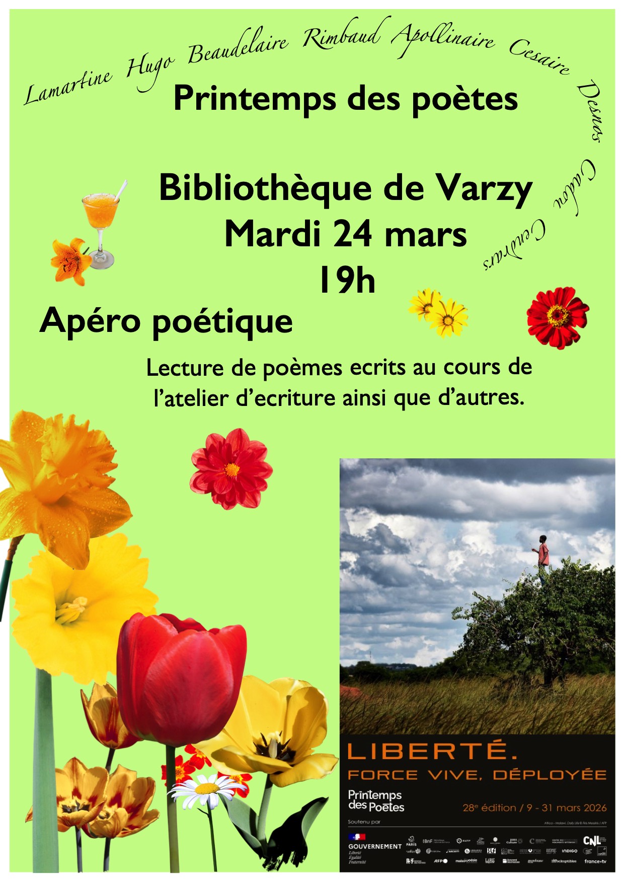 Apéro poétique - Printemps des poètes