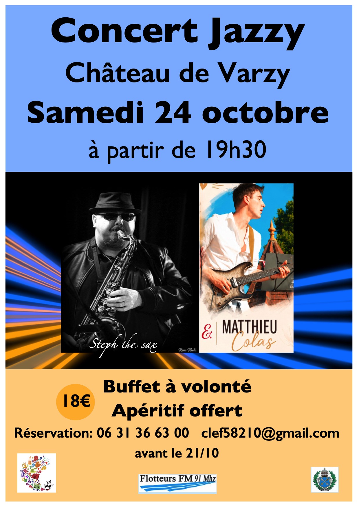 Concert Jazzy au Château de Varzy