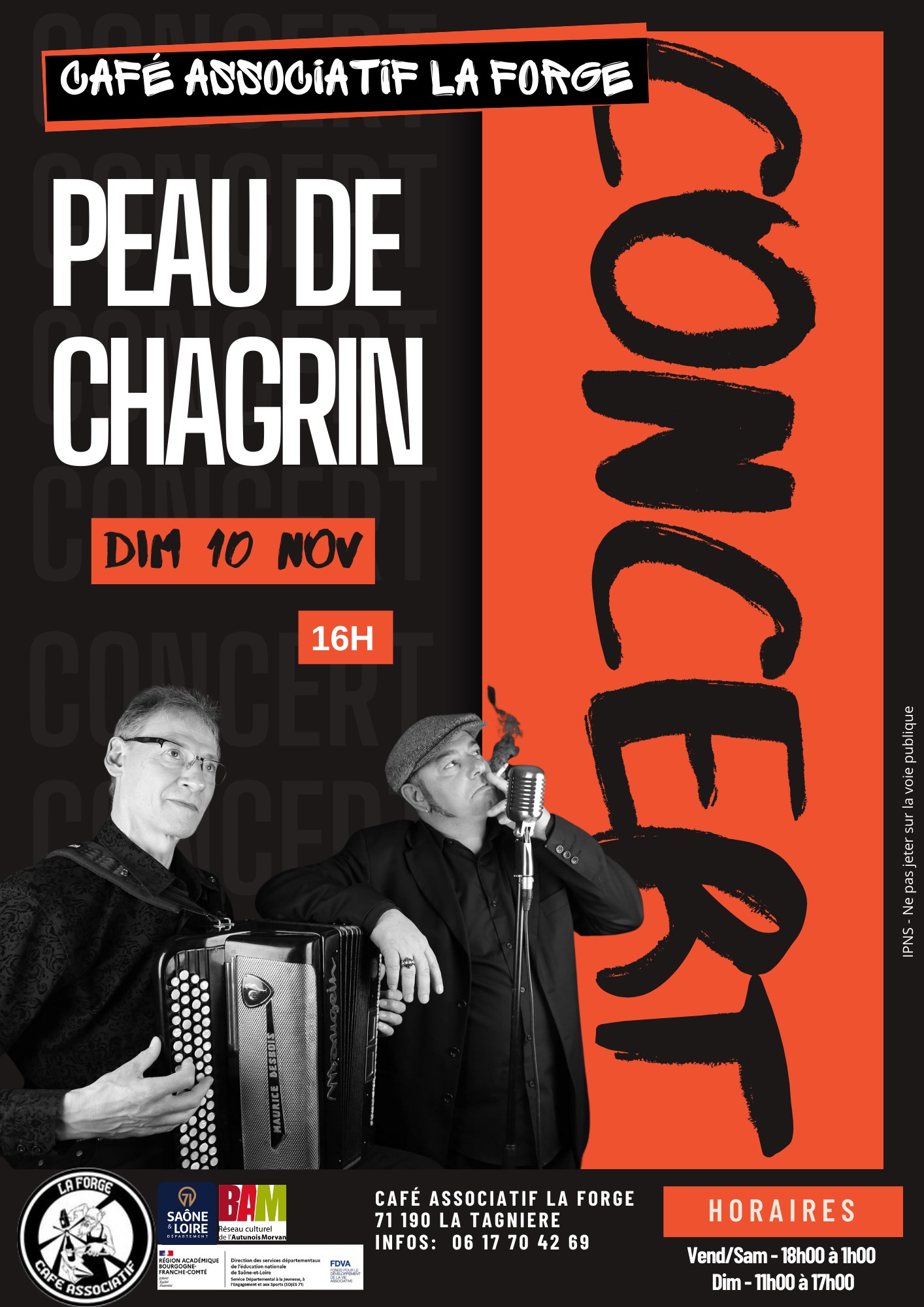 Peau de chagrin en concert