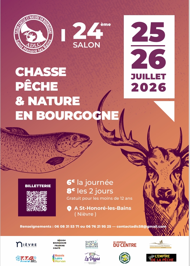 24e Salon chasse, pêche et nature en Bourgogne
