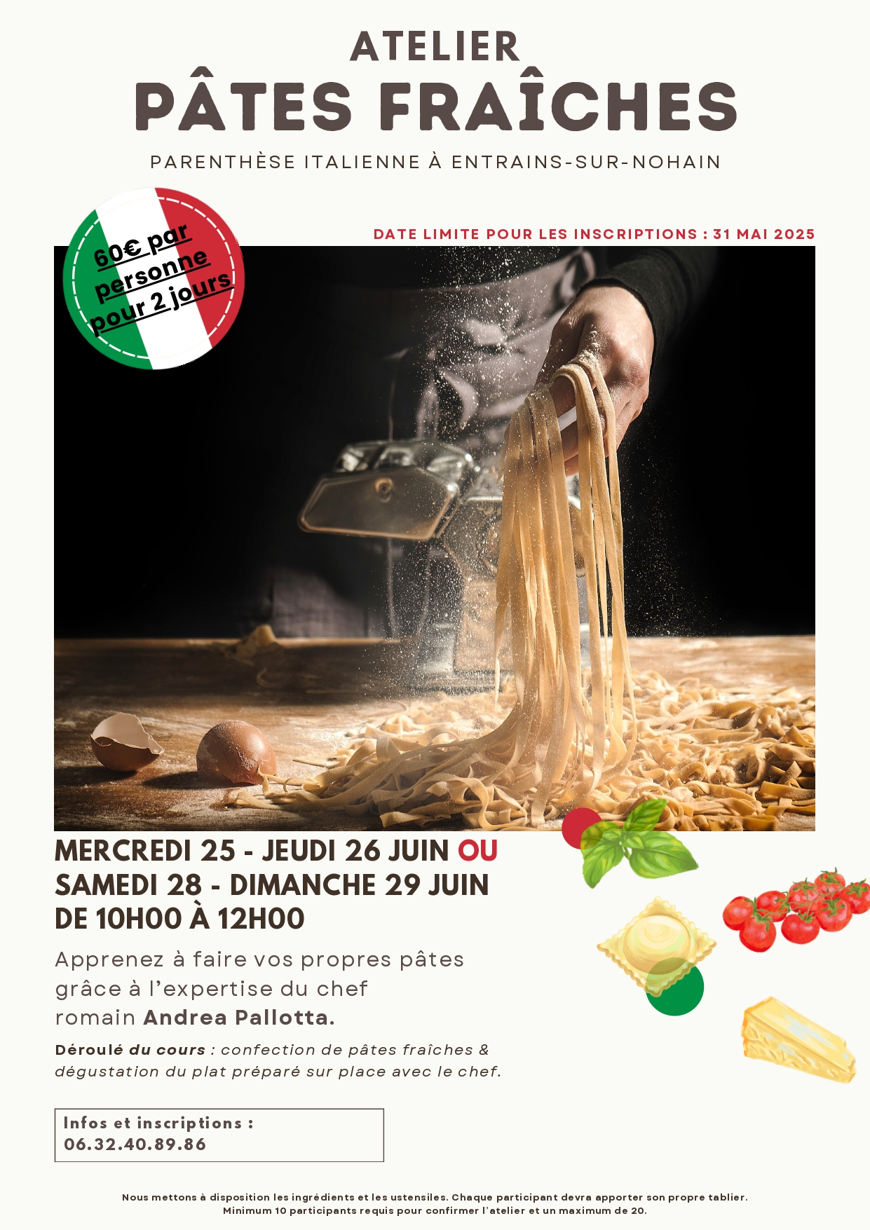 ATELIER PÂTES FRAÎCHES